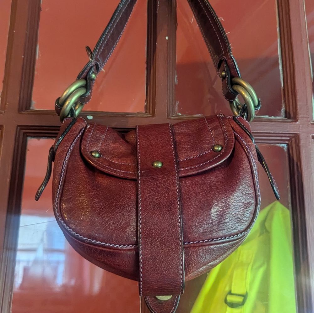 Darling vintage Marc Jacobs burgundy leather bag - Picture 3 of 13